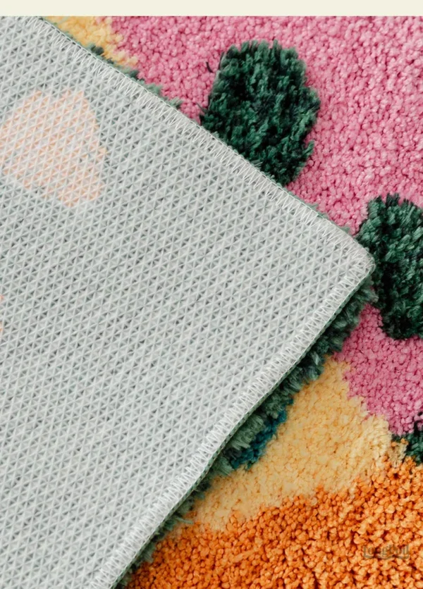 Tapis moderne qui apporte une touche artistique à la pièce