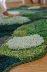 Tapis design aux couleurs tendance