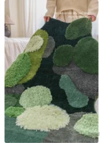 Tapis design avec textures variées
