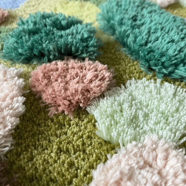 Tapis rond esthétique pour un intérieur stylé et accueillant