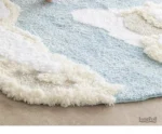 Tapis design géométrique avec motifs uniques