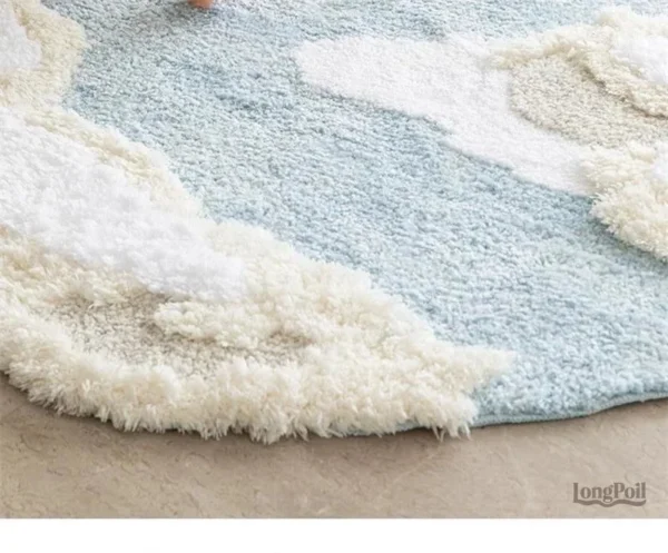 Tapis design géométrique avec motifs uniques