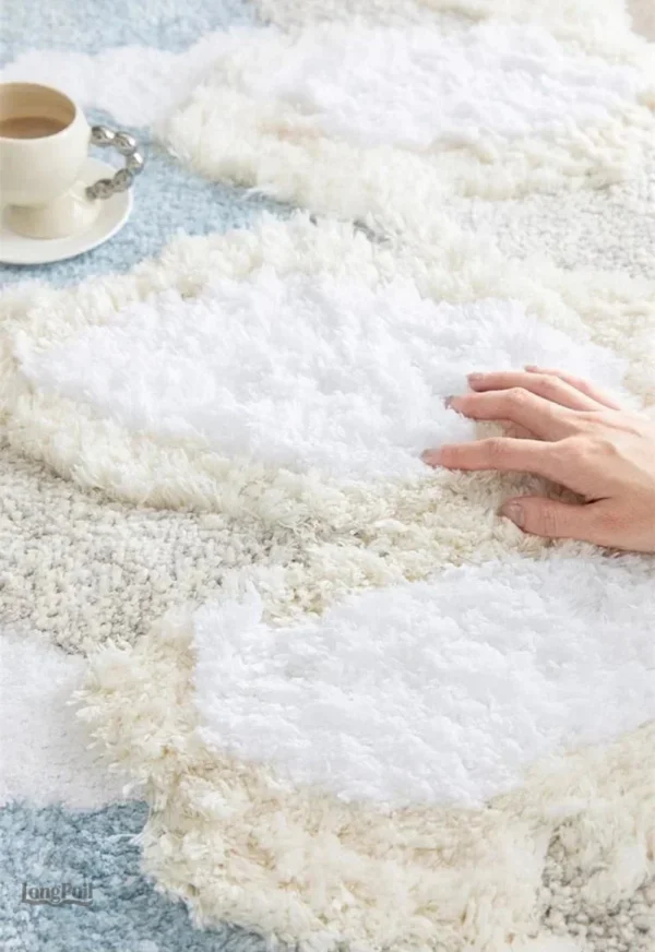 Tapis salon chic, ajout de confort et style