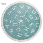 Tapis d'éveil avec lettres de l'alphabet colorées