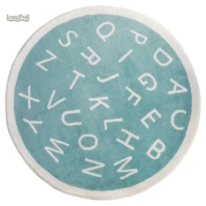 Tapis d'éveil avec lettres de l'alphabet colorées
