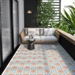 Tapis d'extérieur pour balcon, décoratif et pratique