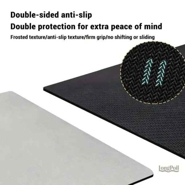 Tapis Diatomite anti-dérapant pour salle de bain
