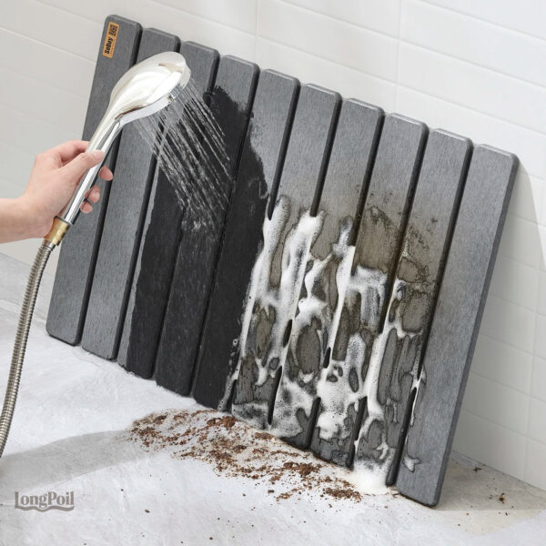 Tapis de bain antidérapant en diatomite, léger et pratique