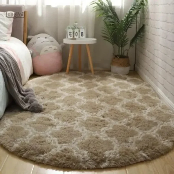tapis-doux-pour-salon-1 Tapis doux poil long pour salon moderne et confortable