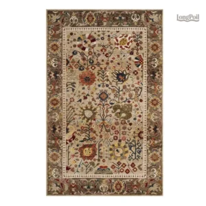 Tapis vintage au style ancien et usé