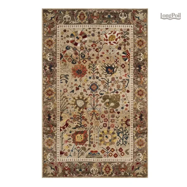 Tapis vintage au style ancien et usé