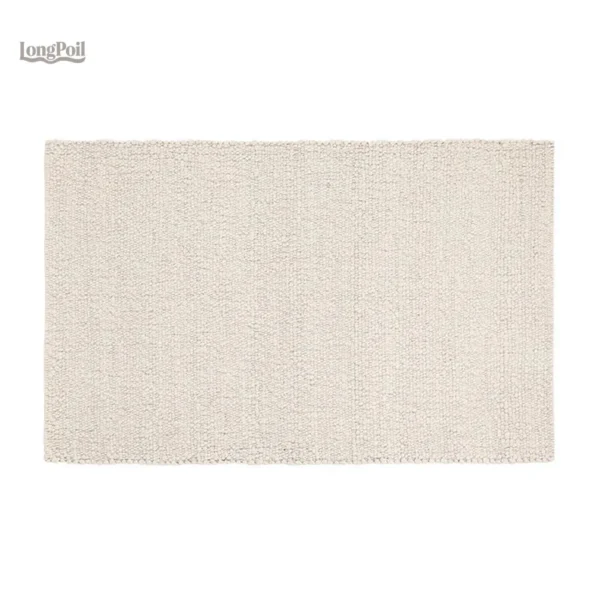 Tapis en laine aux couleurs neutres, facile à assortir