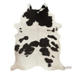 Tapis en Peau de Vache Patchwork design moderne