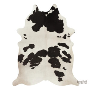 Tapis en Peau de Vache Patchwork design moderne