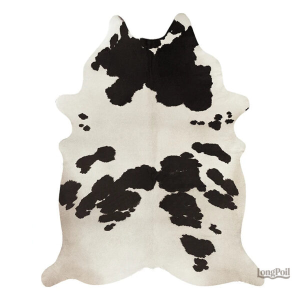 Tapis en Peau de Vache Patchwork design moderne
