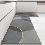 Tapis vinyle pour cuisine, design pratique et moderne