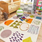 Tapis de chambre enfant, doux et confortable pour le jeu