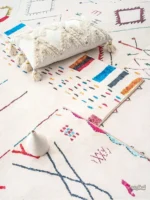 Tapis Ethnique avec motifs uniques et artisanaux