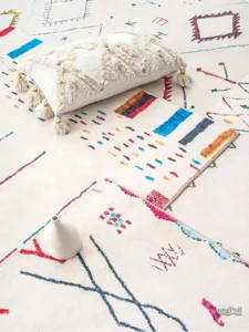 Tapis Ethnique avec motifs uniques et artisanaux
