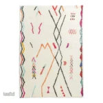 Tapis Ethnique Beige au design contemporain