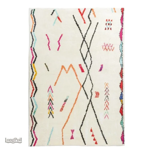 tapis-ethnique-beige-1 Tapis Ethnique Beige au design contemporain
