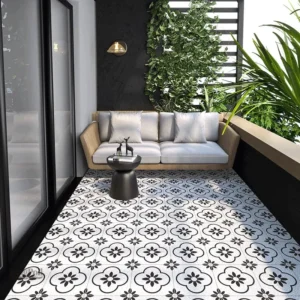 Tapis extérieur pour balcon, design élégant et durable