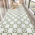 Tapis extérieur résistant à la pluie pour balcon