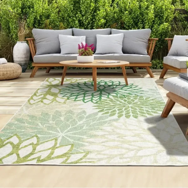 Tapis de jardin résistant aux intempéries et facile à nettoyer