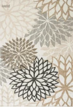 Tapis extérieur pour salon de jardin, design moderne et élégant