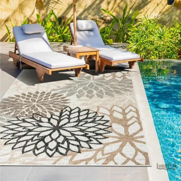 Tapis de jardin résistant aux intempéries, idéal pour l'extérieur