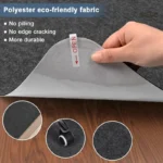 Tapis de bureau anti-glisse pour un confort optimal