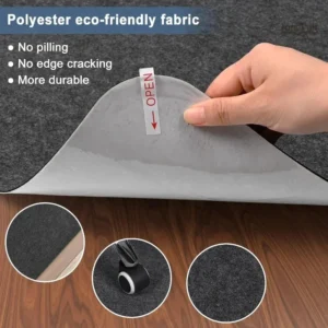 Tapis de bureau anti-glisse pour un confort optimal