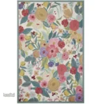 Tapis Fleuri élégant pour une décoration intérieure colorée