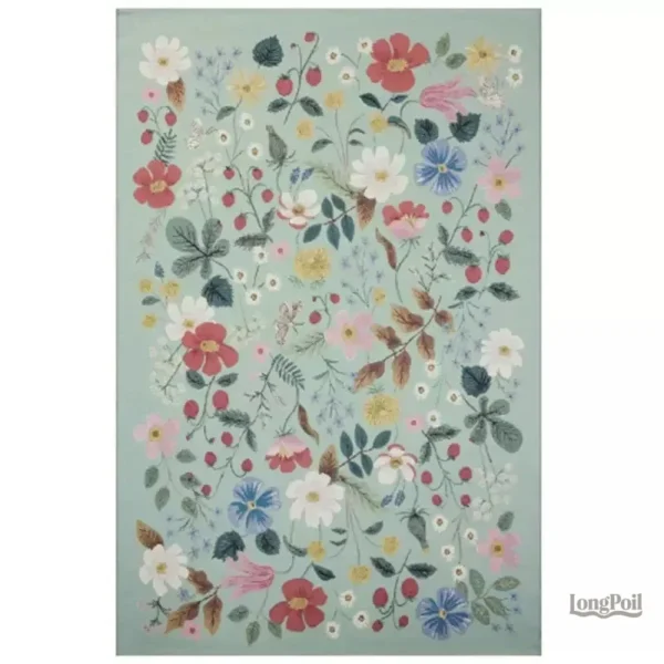 tapis-fleuri-style-anglais-1 Tapis fleuri style anglais, motif floral élégant