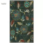Tapis à fleurs coloré pour décoration intérieure