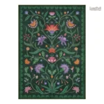 Tapis Vintage à Fleurs, design élégant et coloré pour intérieur