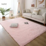 Tapis Fluffy Rose, doux et élégant pour un intérieur chic