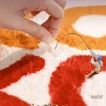 Tapis aux formes géométriques pour une décoration contemporaine