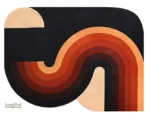 Tapis original en forme irrégulière pour un intérieur unique