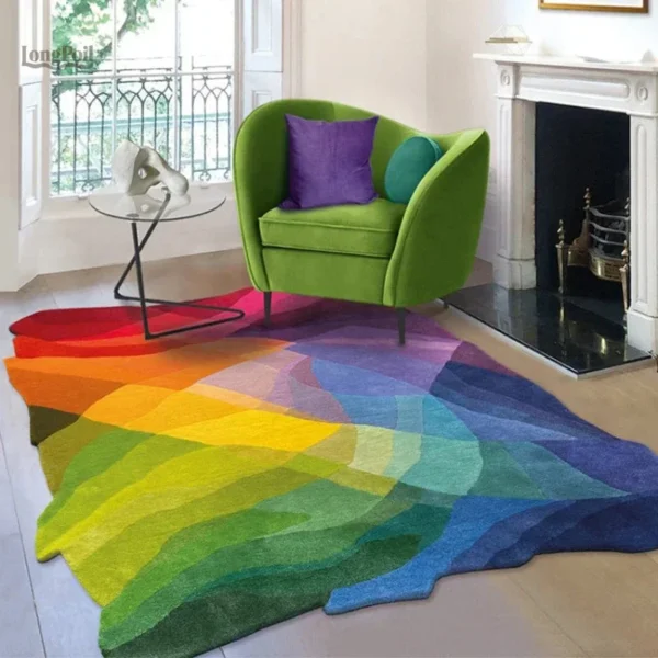 Tapis design avec motifs géométriques élégants