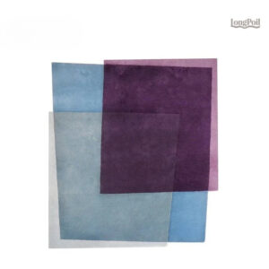 Tapis géométrique bleu canard au design moderne