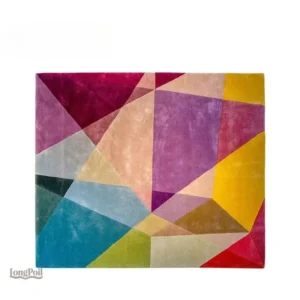 Tapis Géométrique Couleur aux motifs modernes