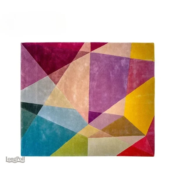 tapis-geometrique-couleur-1 Tapis Géométrique Couleur aux motifs modernes