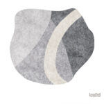 Tapis gris pour chambre de bébé, doux et confortable