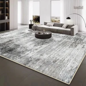 Tapis gris clair moderne et élégant pour décoration intérieure