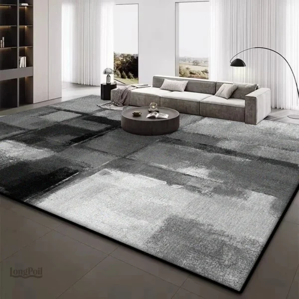 tapis-gris-fonce-1 Tapis gris foncé élégant pour un intérieur moderne