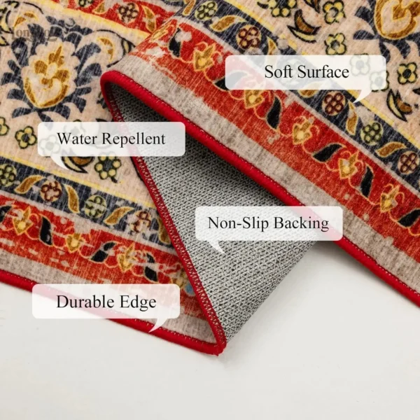 Tapis Indien fait main, idéal pour la décoration intérieure