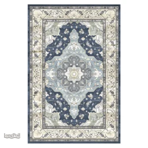 Tapis Indien traditionnel coloré pour décoration intérieure