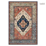 Tapis Indien D'Amérique en motifs traditionnels