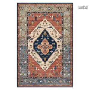 Tapis Indien D'Amérique en motifs traditionnels